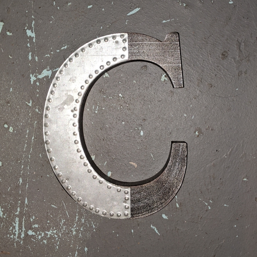 "C" Wall Decor
